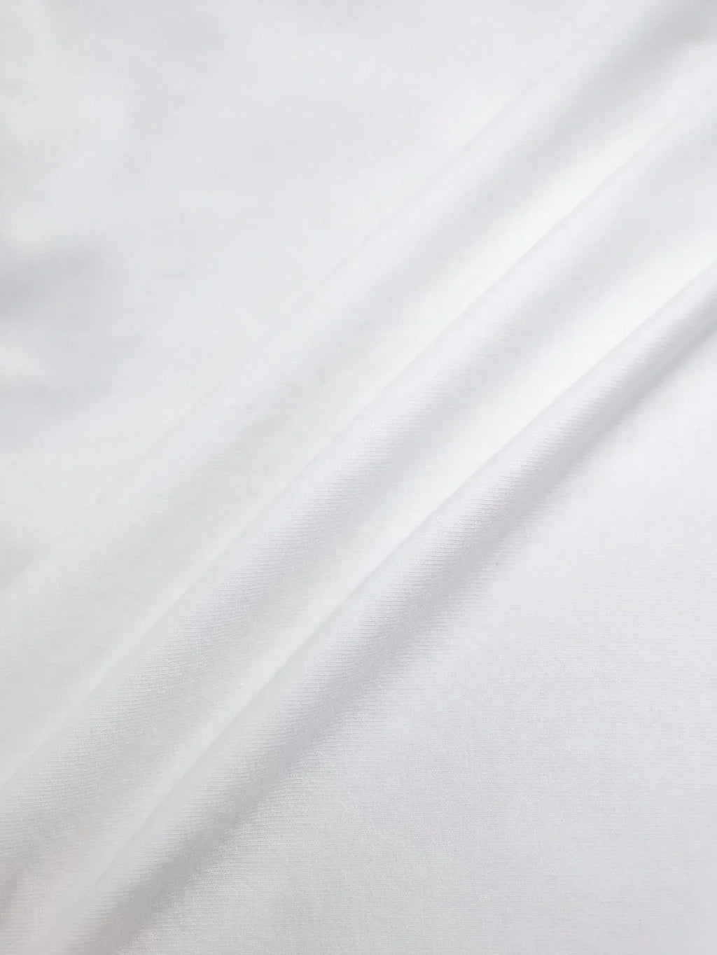 White cotton fabric closeup with smooth texture HUSTLE801 blank essential material