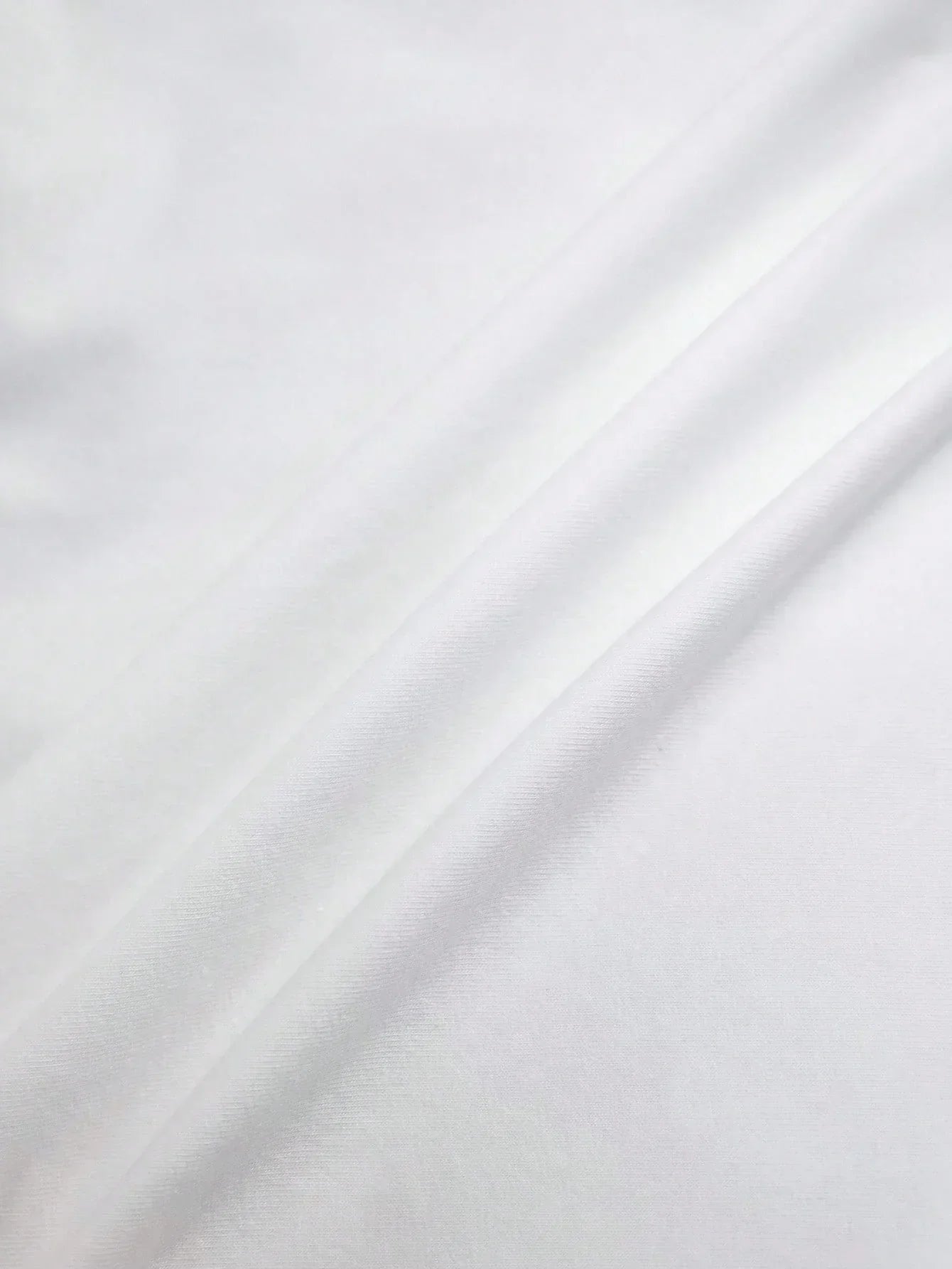 White cotton fabric closeup with smooth texture HUSTLE801 blank essential material